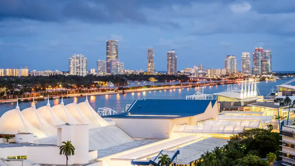 Iconic Miami Art Deco building