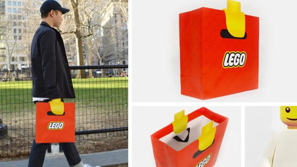 Lego set packaging designed for an immersive user experience