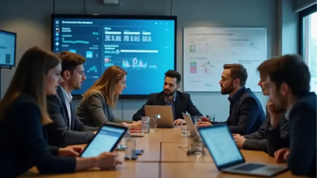 Illustration representing small business SEO strategies